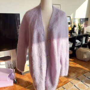 COS longline mohair cardigan